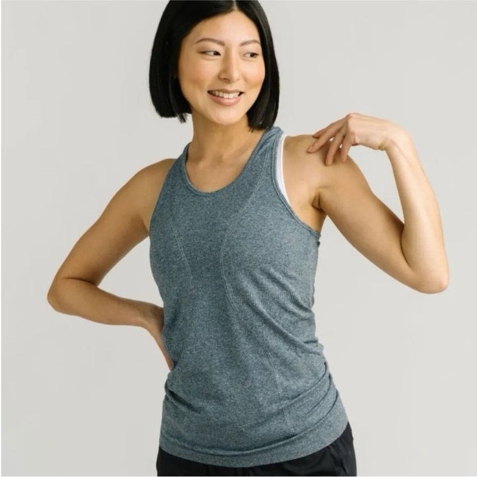 ZYIA Active Copper Charged Tank Top in Navy Size Small