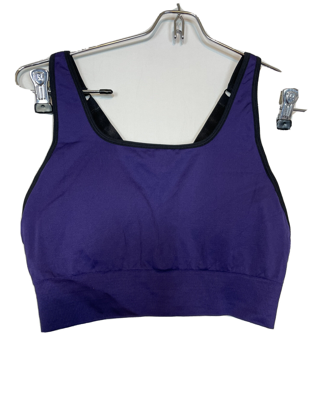 Fabletics Purple slightly padded removable pads gym tank Top Workout Bra Size XS