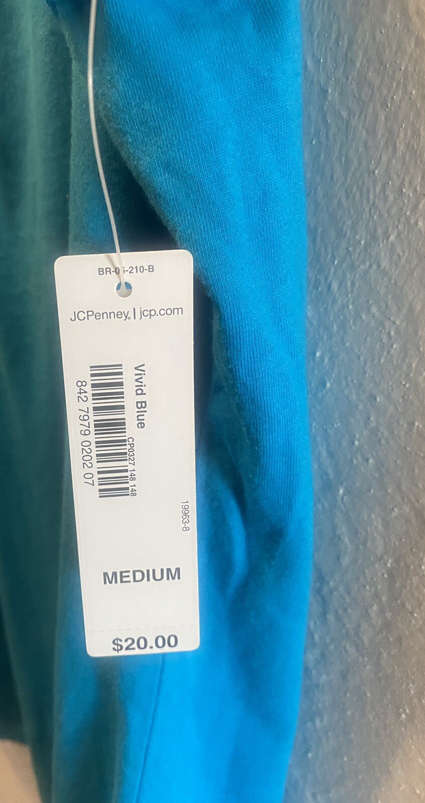 NWT a.n.a. Turquoise blue￼ Stretch Cotton Top Women’s Size Medium