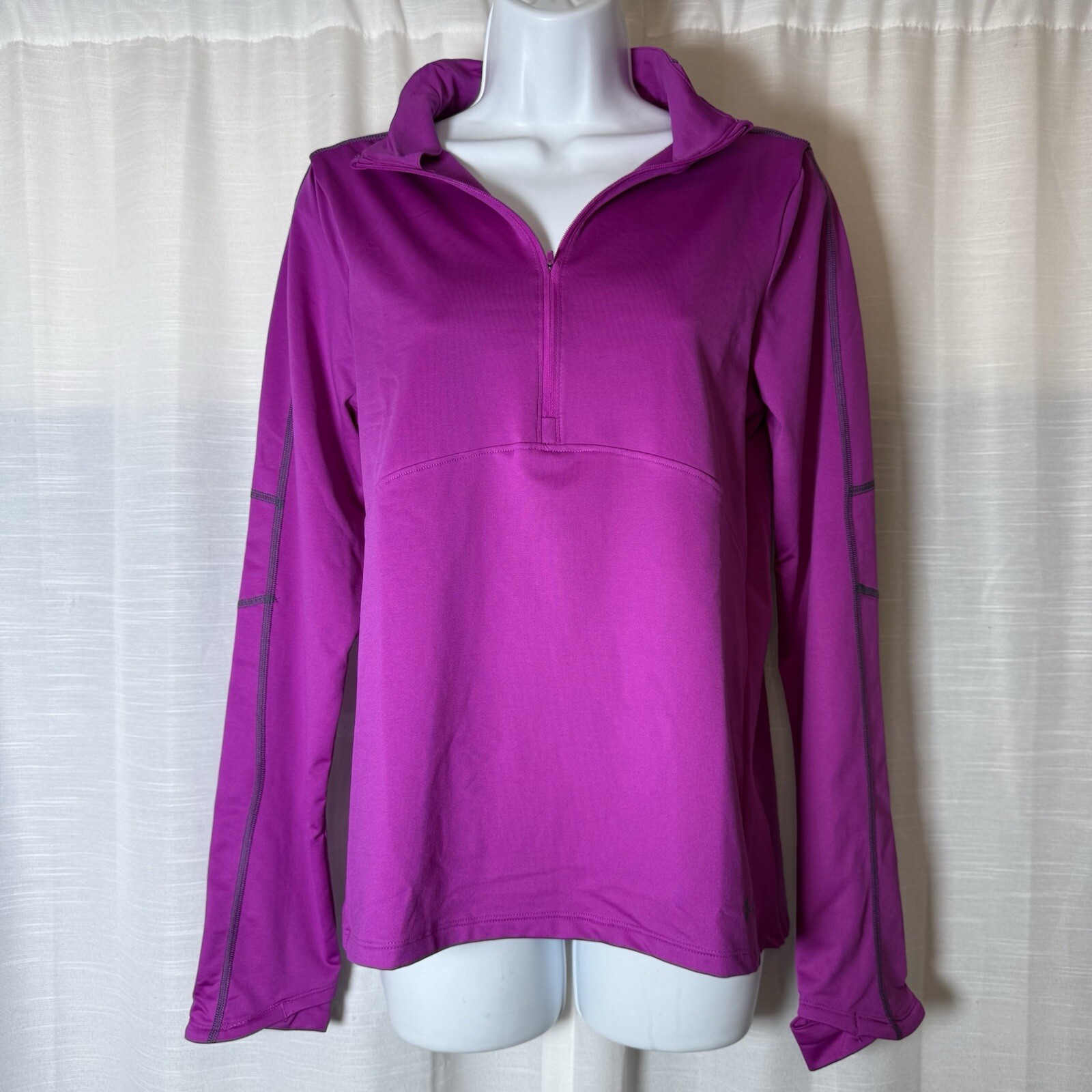 Under Armour Women Medium Purple 1/2 Zip Athletic Pullover NWT