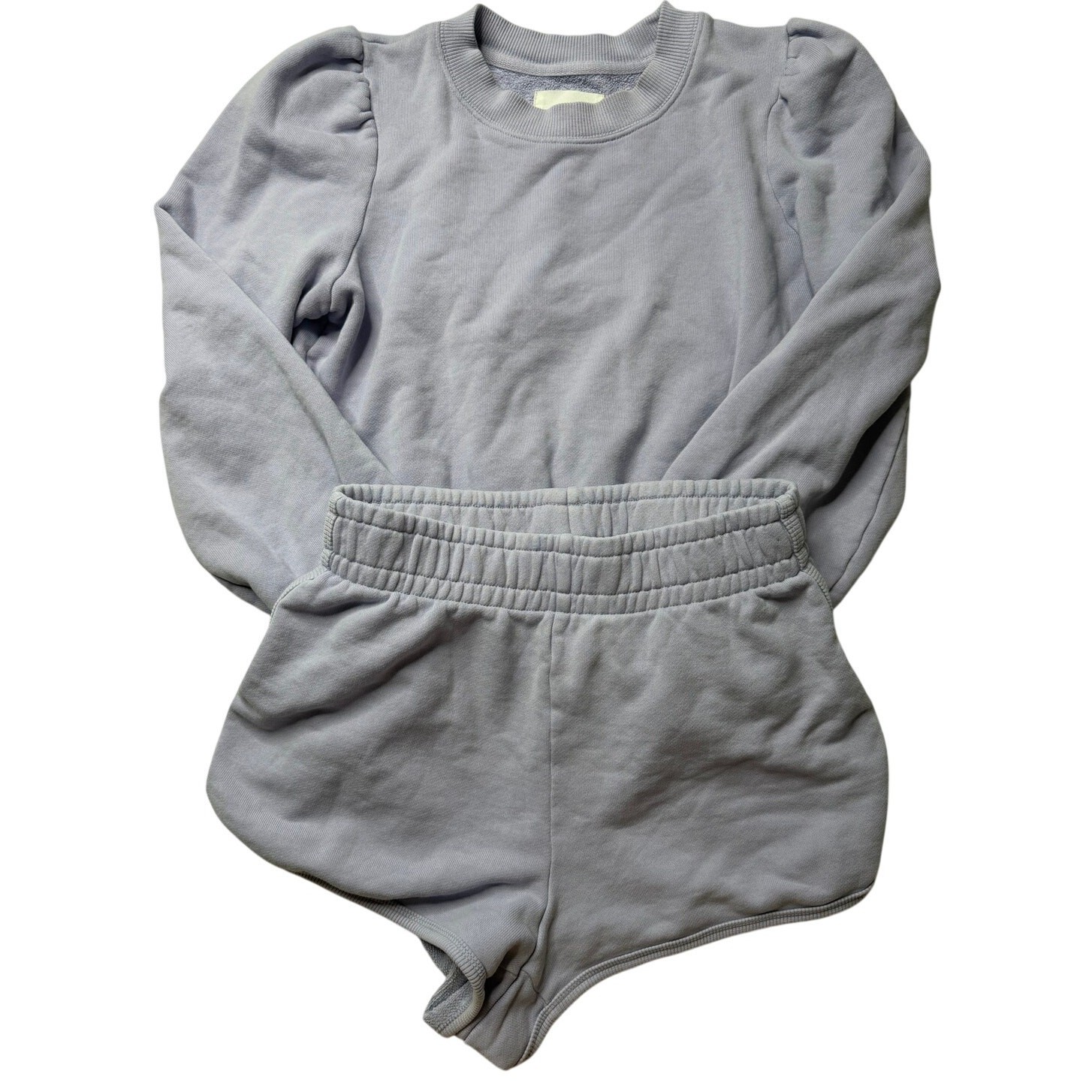 Aritzia Wilfred Lavender Purple Top and Bottom Set 2XS/XS Organic Cotton Comfy