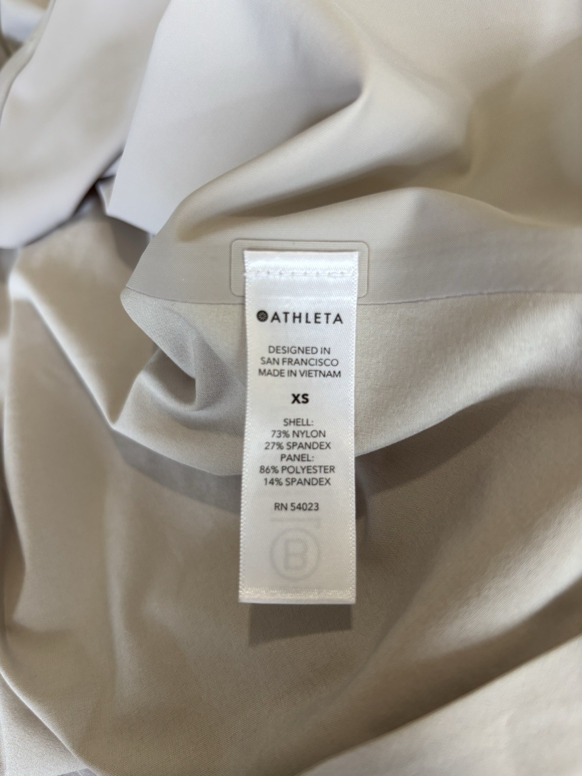 Athleta Women’s XS Solid Gray Collared Long Sleeve Button-Up Stretch Active Top