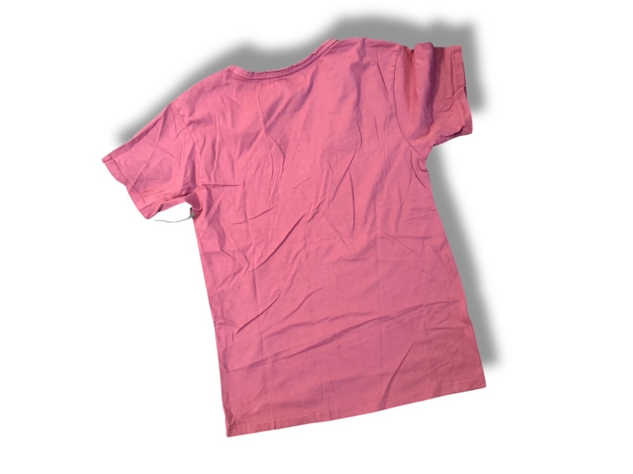 American Eagle AE77 Premium Boxy V-Neck Short Sleeve T-Shirt Womens Dark Pink