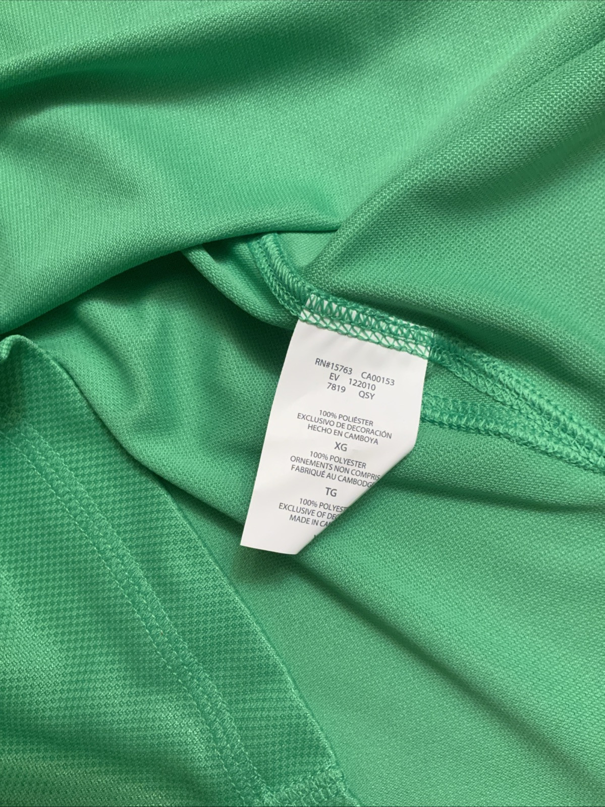 Champion Double Dry Training Tee Jersey Shirt W-S XL Green Lightweight Cool