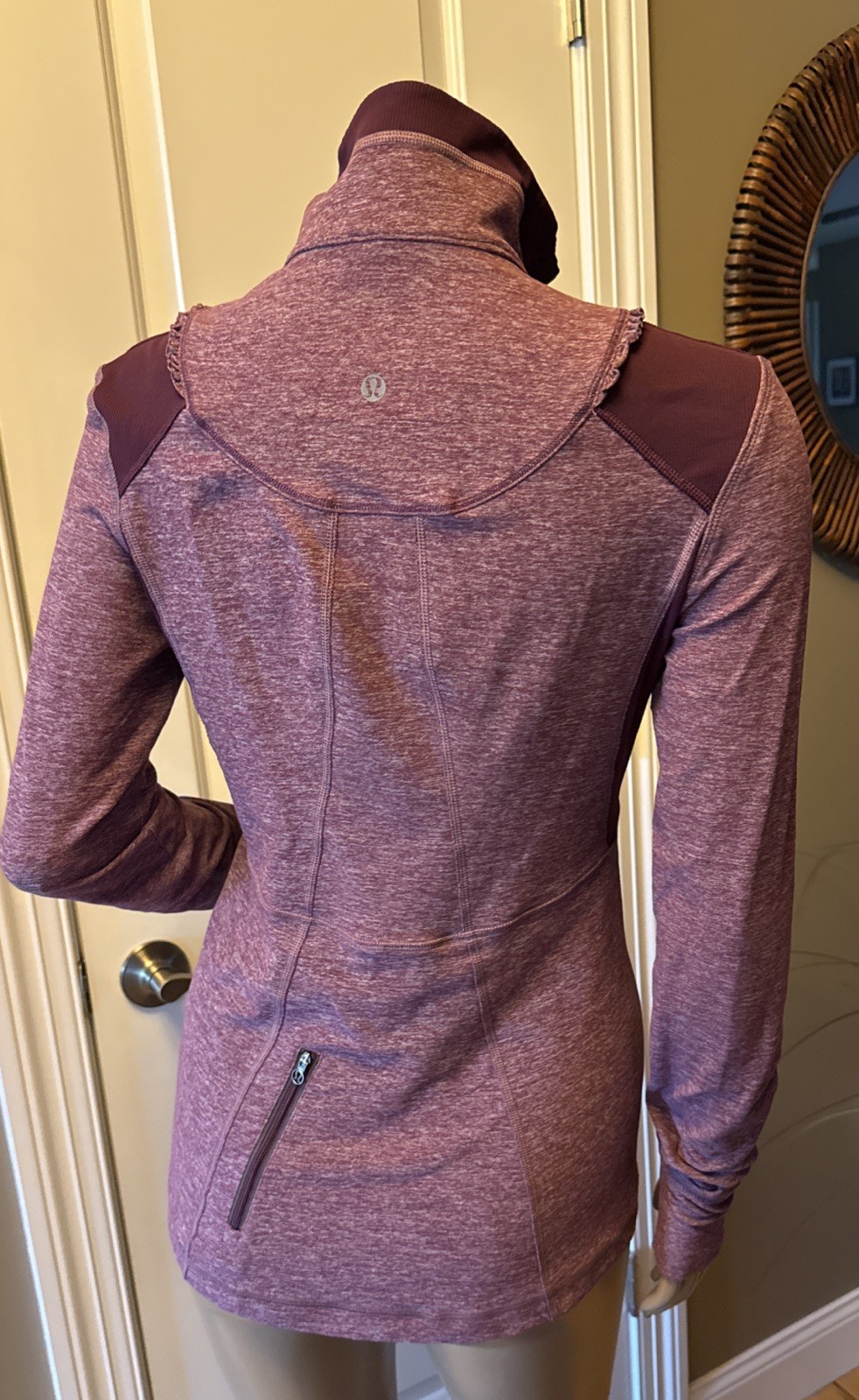 LULULEMON Run Your Heart Out Pullover Half Zip Women’s Size 6 Multicolor