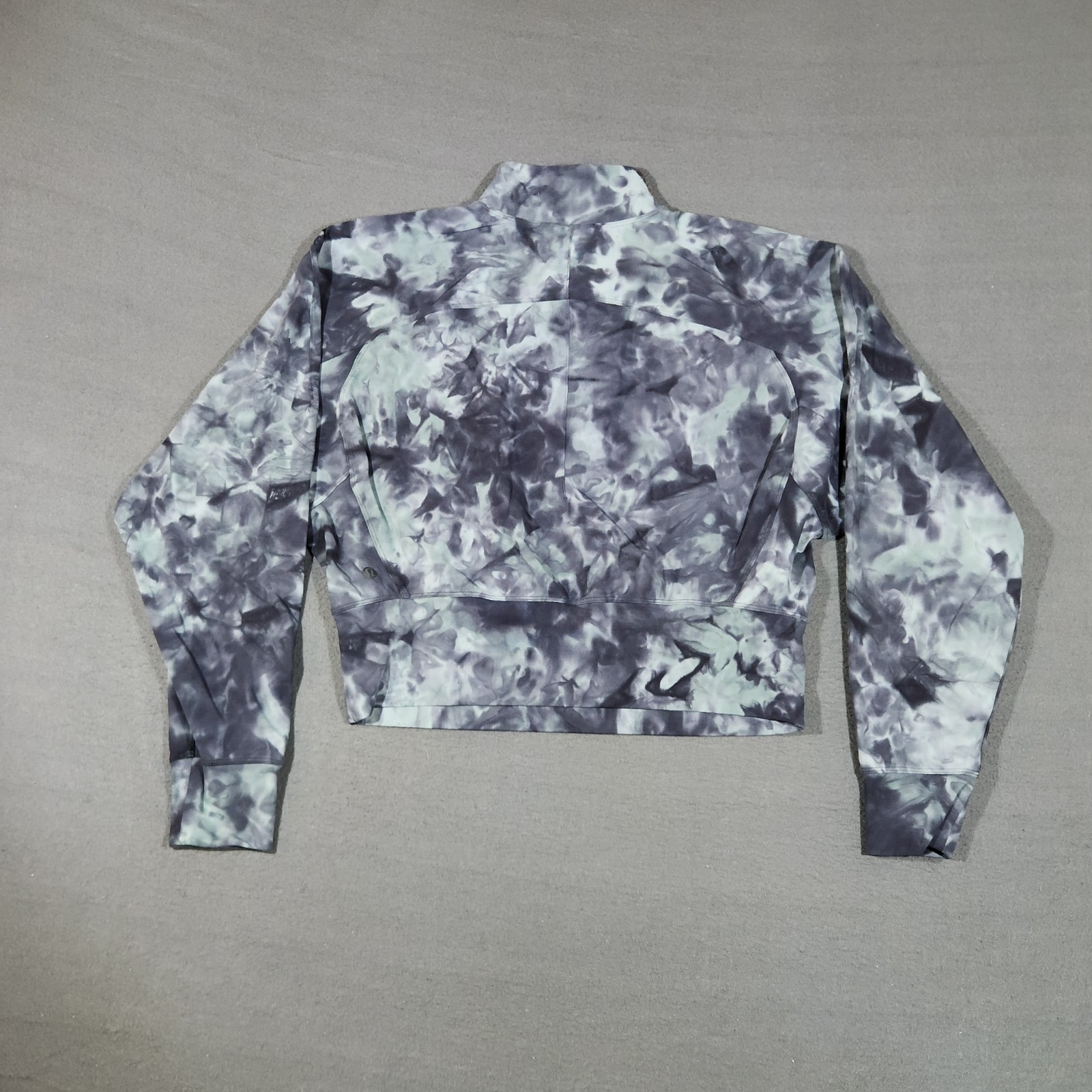 Lululemon Cropped Pullover Womens Size 8 Tie-Dye Athleisure Gym Running Yoga