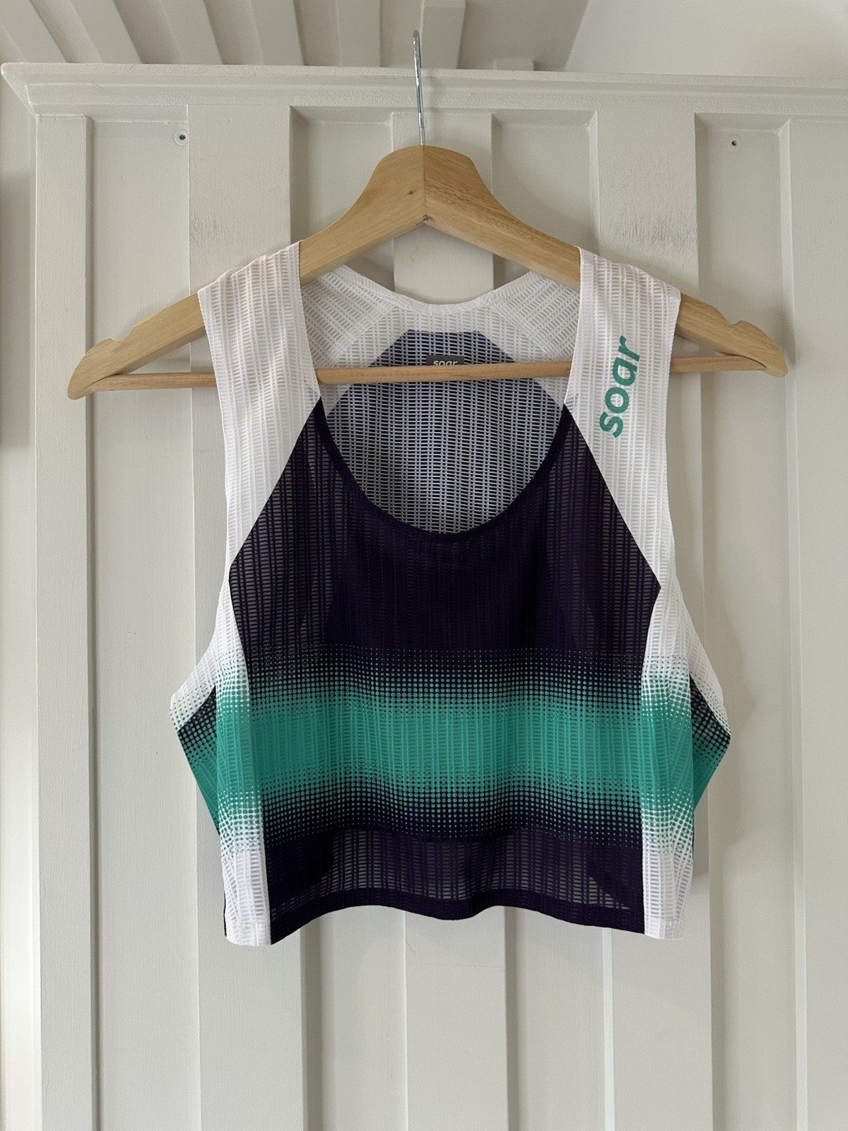 Women’s Soar Running Crop Race Vest Top NEW RRP £80 Large Ultra Light