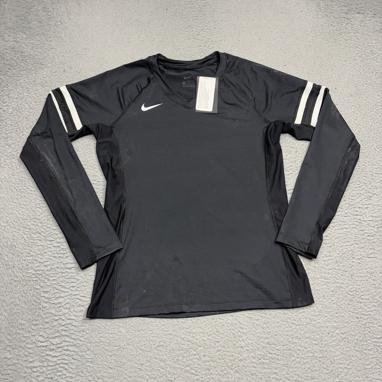 Nike Club Ace Volleyball Jersey Shirt Women Medium Dri Fit Long Sleeve CZ1429