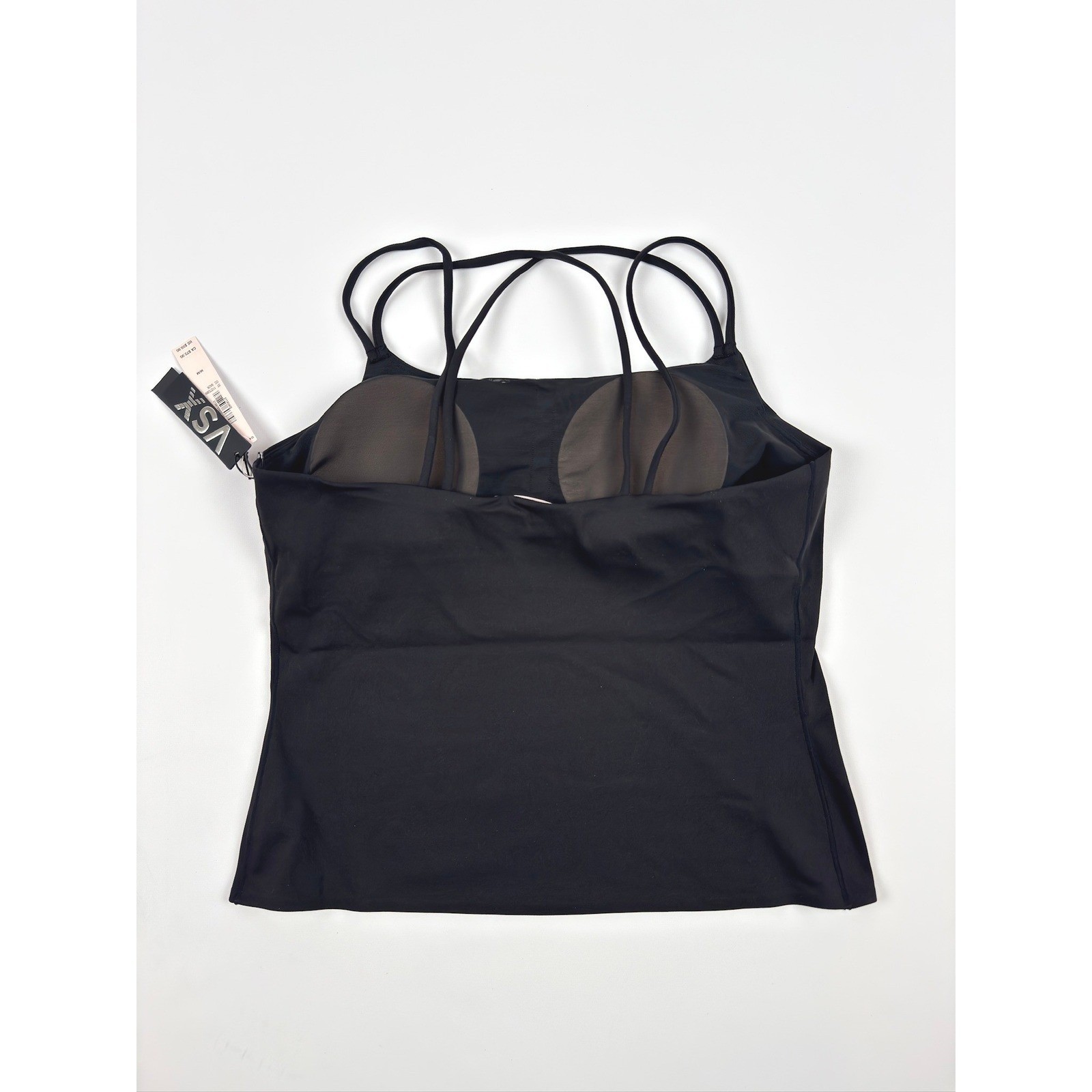 Victoria’s Secret VSX Elevate Backstage Strappy Tank Top Black Medium