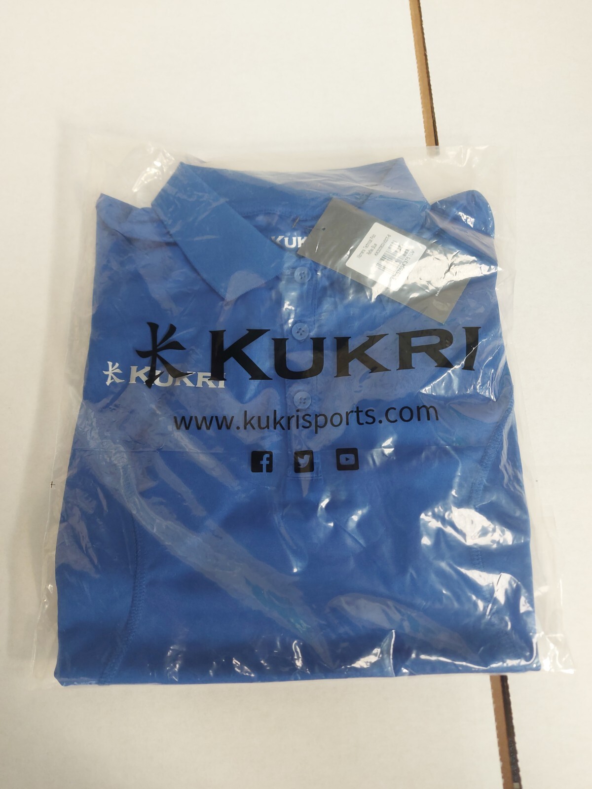 Kukri Womens Technical Polo Reflex Blue SIZE UK 6 Bust 30″ Bnib