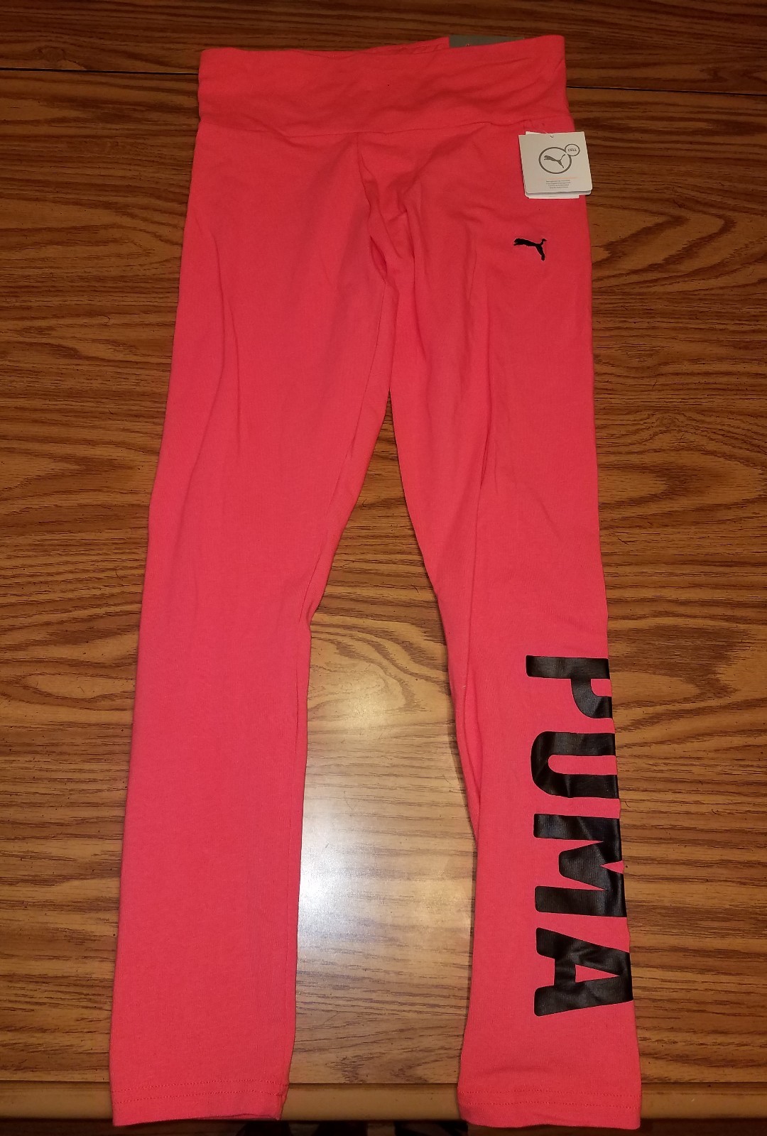 PUMA Women’s Athletic Leggings Paradise Pink/Black TD14406 NWT (Coral)