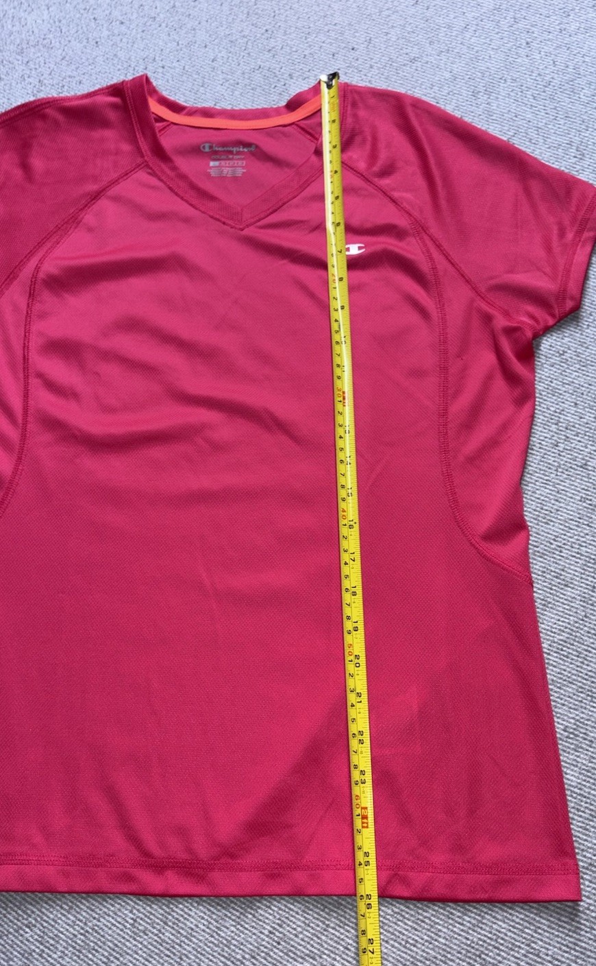 Champion Double Dry V-Neck Performance Shirt Women’s Large