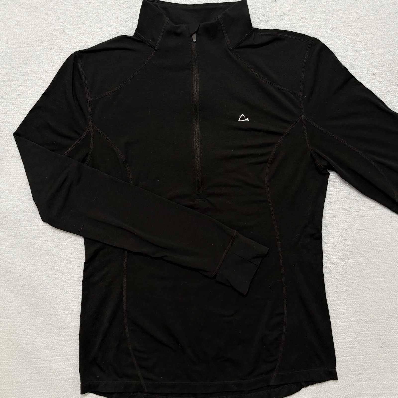 New Paradox Merino Blend Women’s Small 1/4 Zip Base Layer Shirt Black
