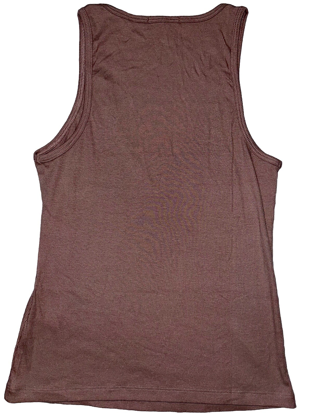 NWT🪩BEYOND YOGA🪩SMALL🪩RIBBED DEEP V NECK TANK🪩CHAI HEATHER🪩STRETCHY & SOFT