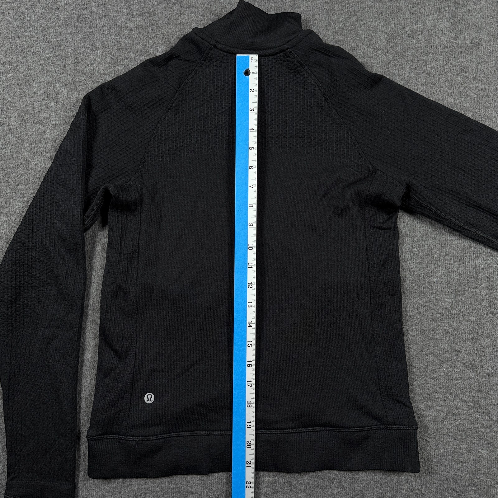 Lululemon Pullover Womens 4 Black Engineered Engineered Warmth Half-Zip Pockets