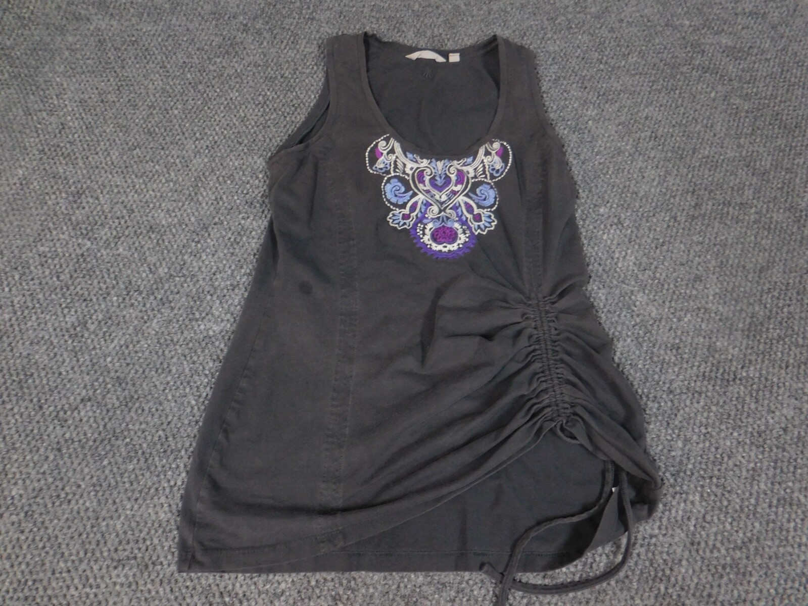 Athleta Womens Shirt Small Gray tank top classic stretch designer