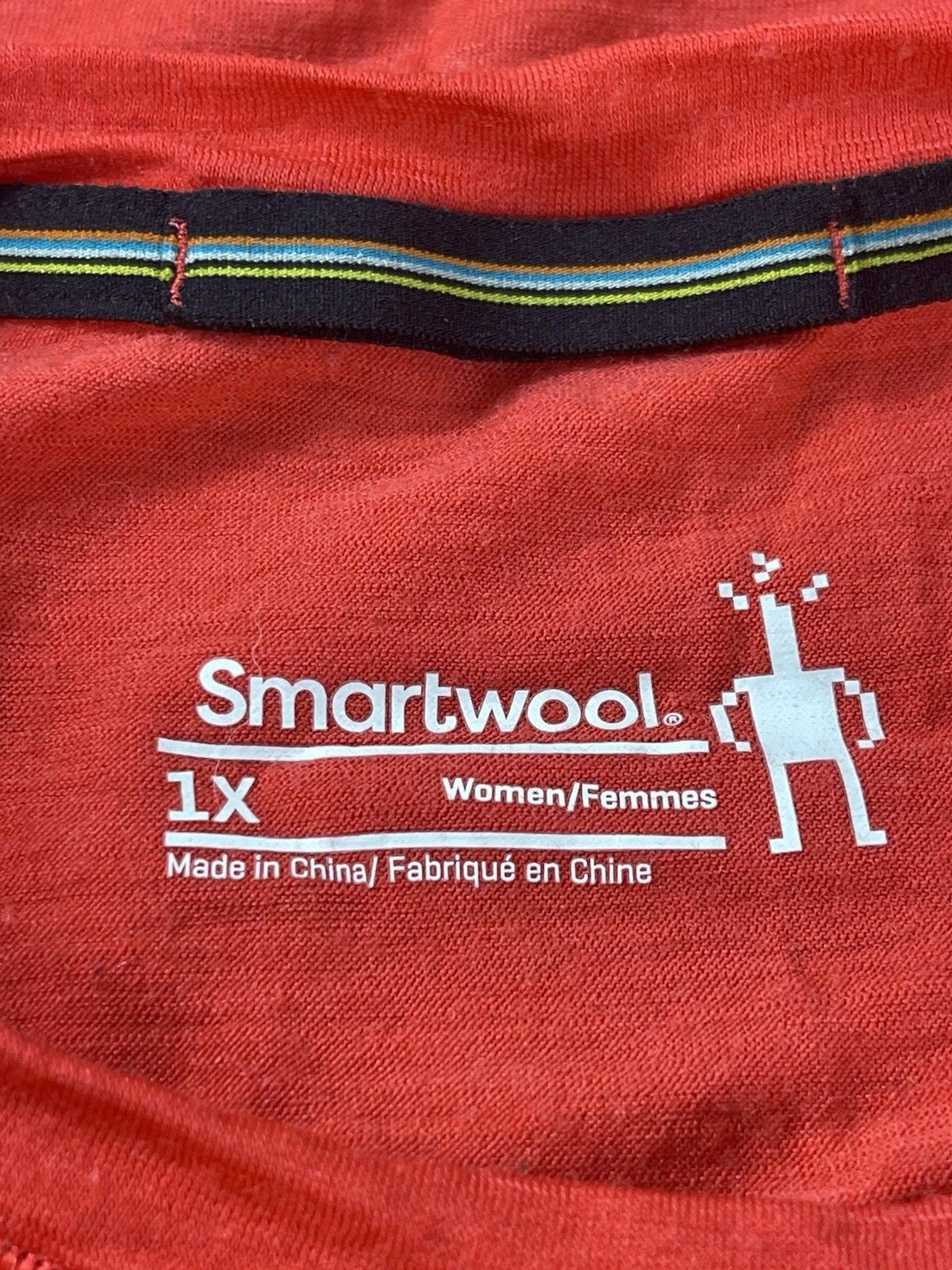Smartwool Merino Wool Blend Base Layer Tee Shirt Women’s 1X