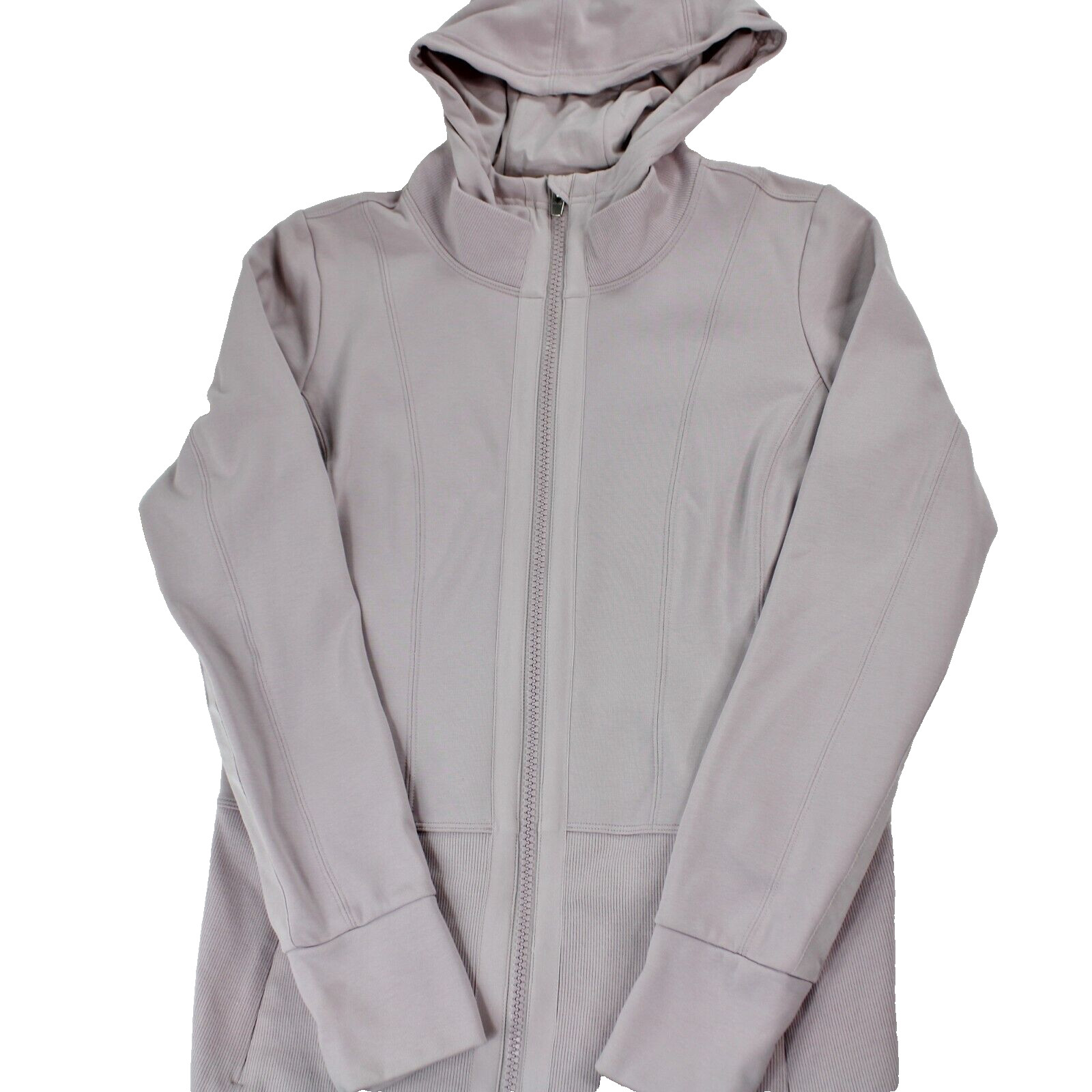 Athleta Women’s Full Zip Hooded Athletic Running Jacket Medium Soft Lilac Pink