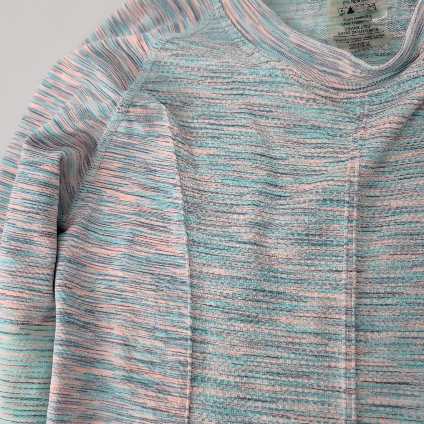 Climawear Muse Second Skin Beachcomber Ombre Seamless Performance Athletic Top