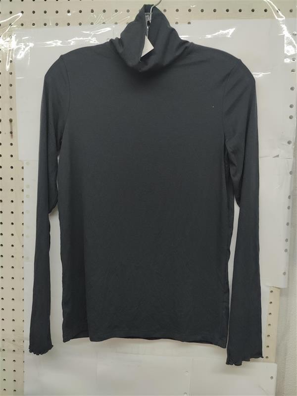 Outdoor Voices Women’s Turtleneck Shirt Lightweight Black Size Different