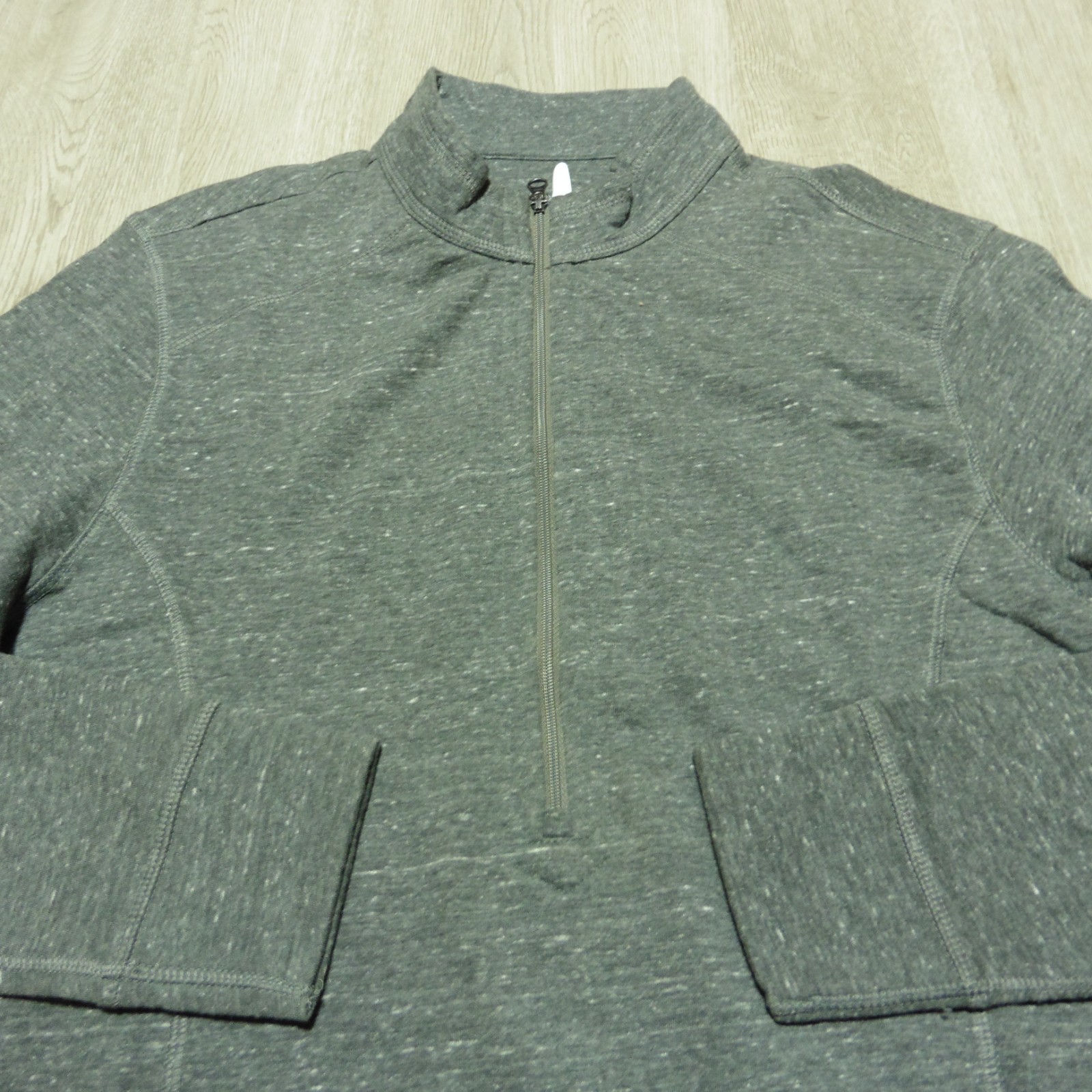 Johnnie-O Women’s L Quarter Zip Kennedy Golf Pullover Charcoal Long Sleeve