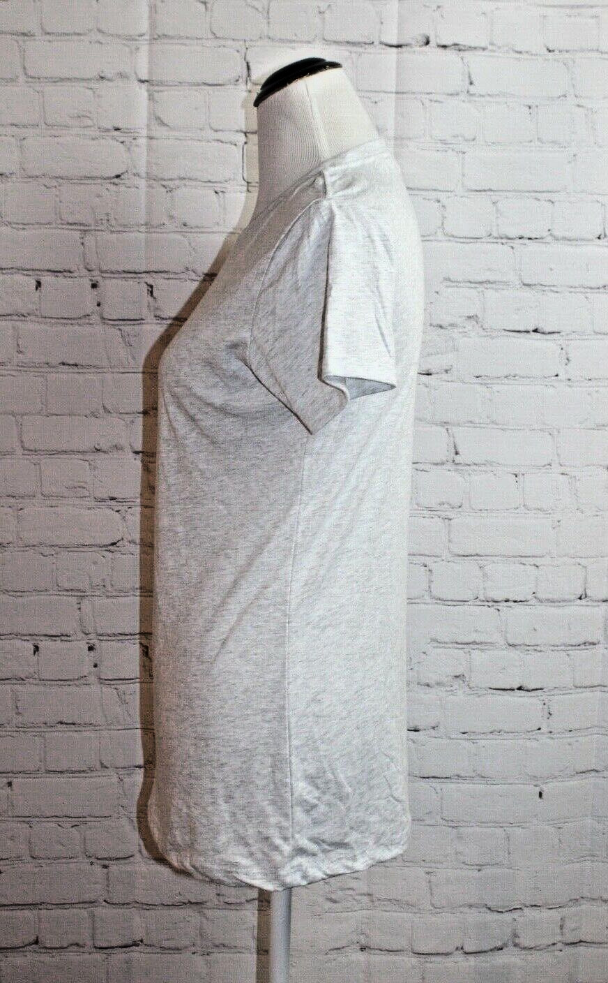 MD ~ NWOT ~ Next Level Apparel Crew Neck Tee T-Shirt Soft Basic Tee Lt Gray Sz L
