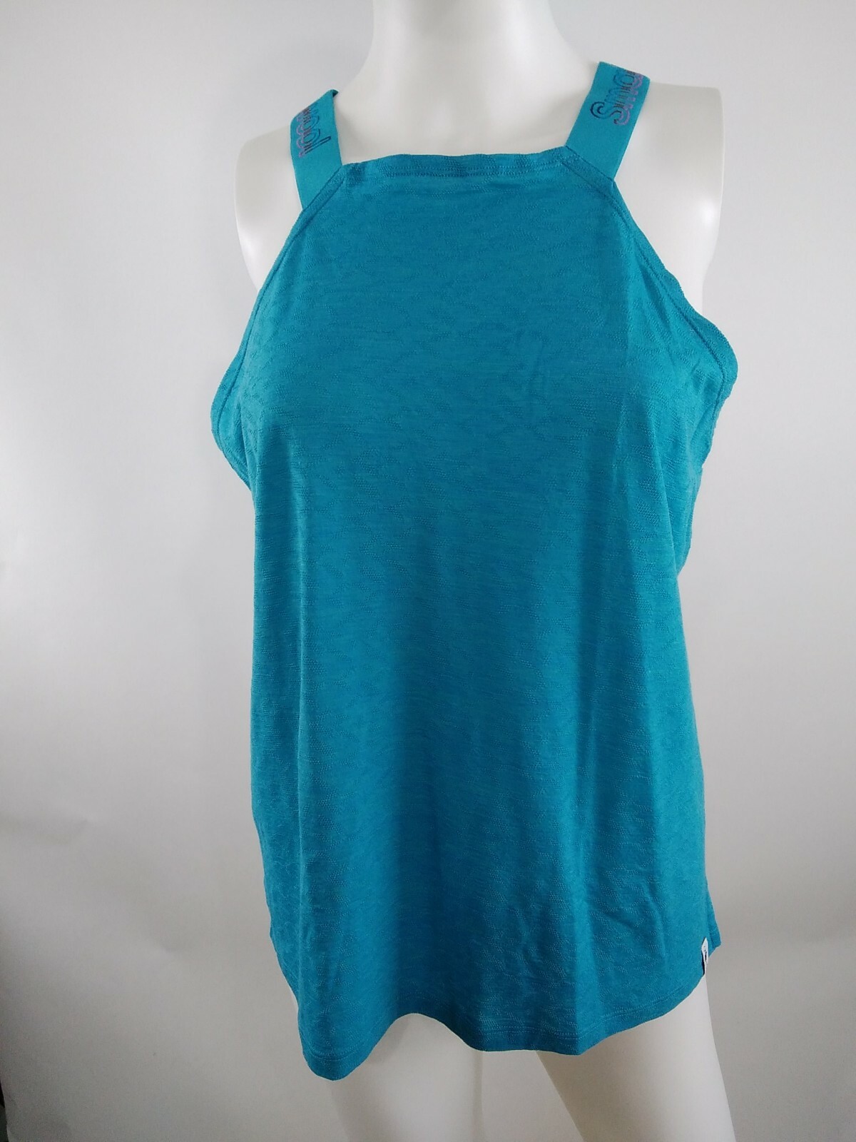 Smartwool Women Merino Sport 150 Mesh Tank Top Blue Heather Medium 00714-F67