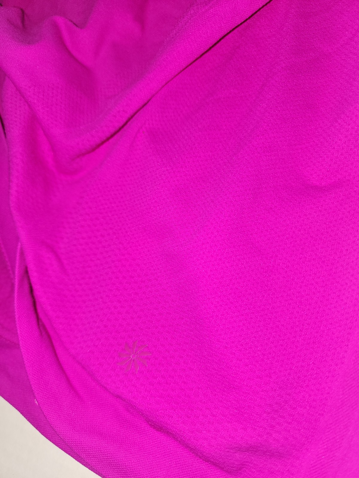 *no Tag* Athleta Pink Stretch Breathable Crew Neck Short Sleeve Running XS/Sm