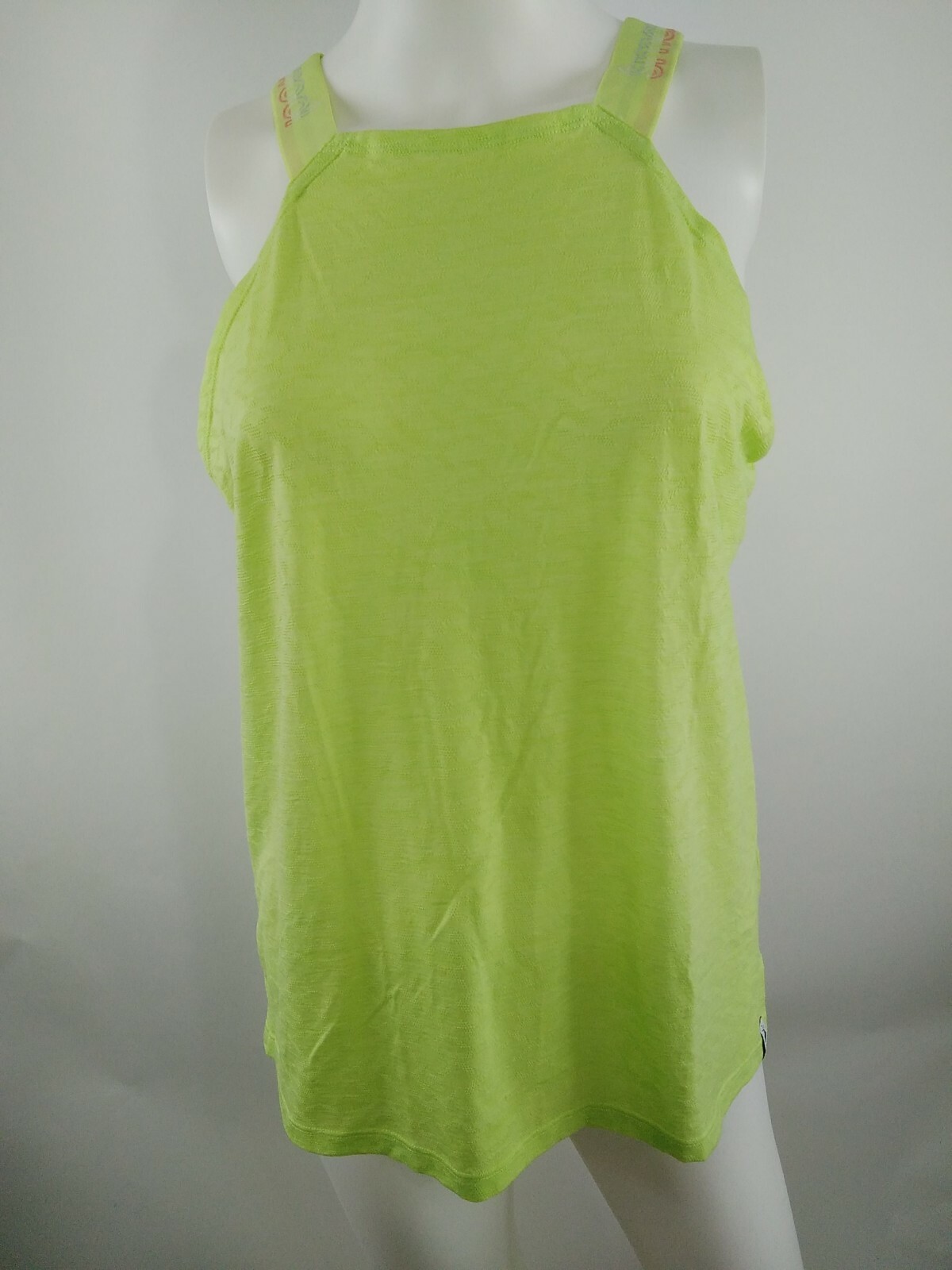 Smartwool Women Merino Sport 150 Mesh Tank Top Green Heather Medium 00714-F76