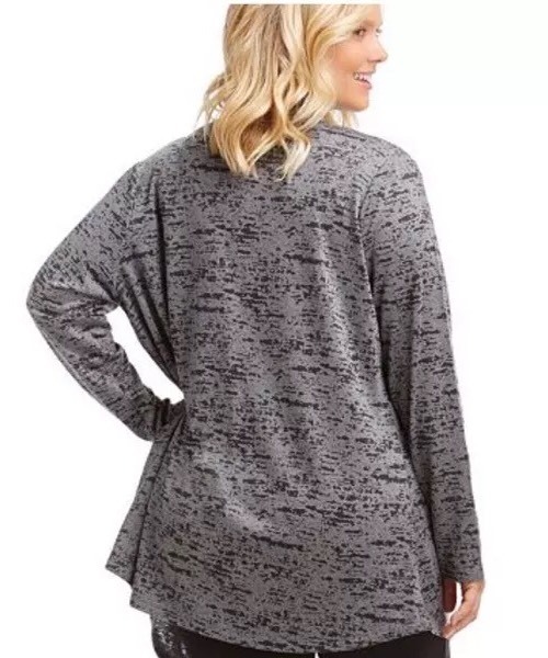 Marika Balance Collection Burnout Plus Size 2X Cardigan, Retail $85.
