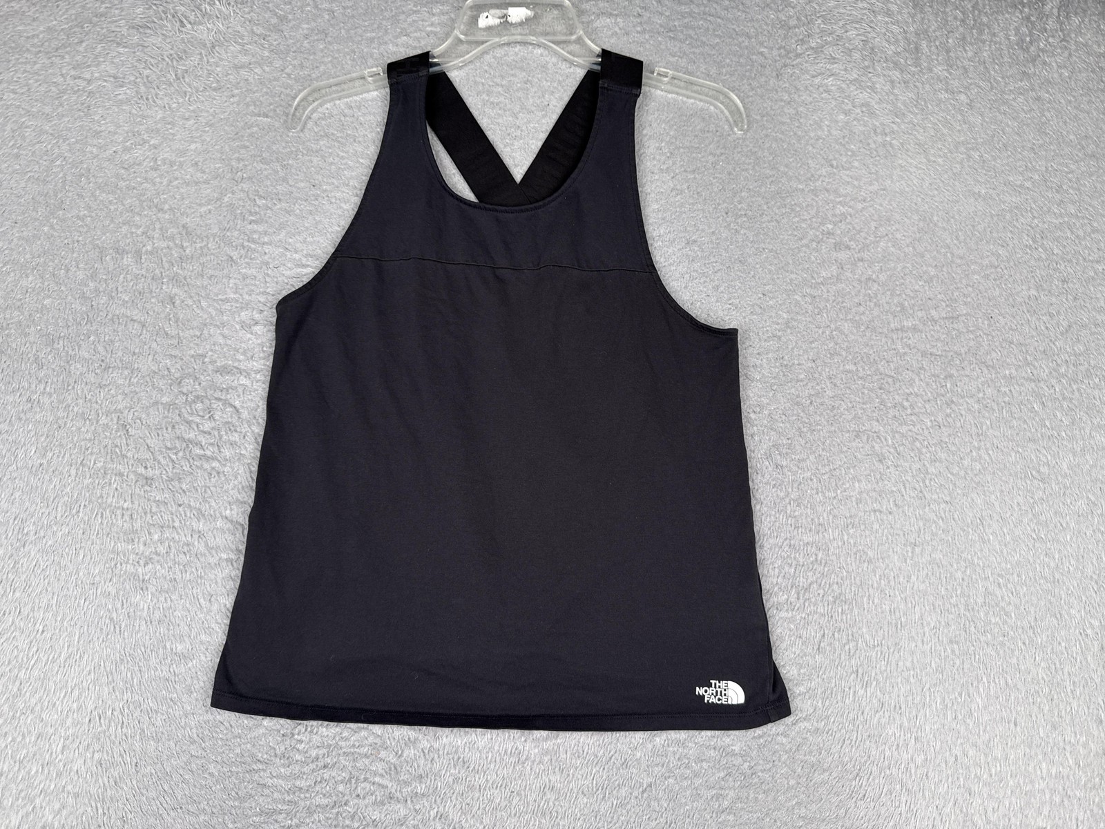 The North Face Tank Top Womens Medium Black Crossback Strap Athletic Workout