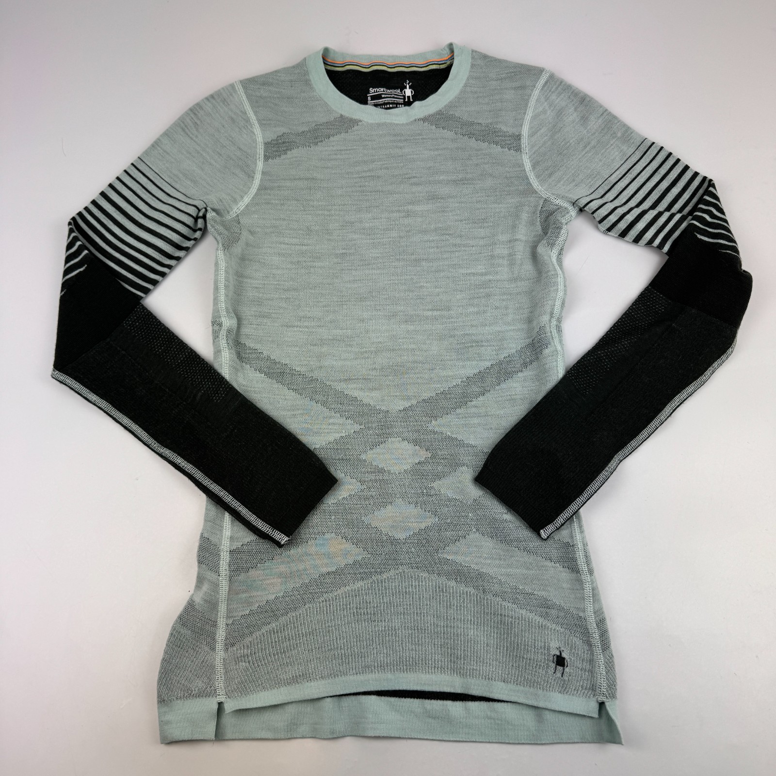 Smartwool Womens Size S Intraknit Merino 200 Wool Base Layer Top Long Sleeve