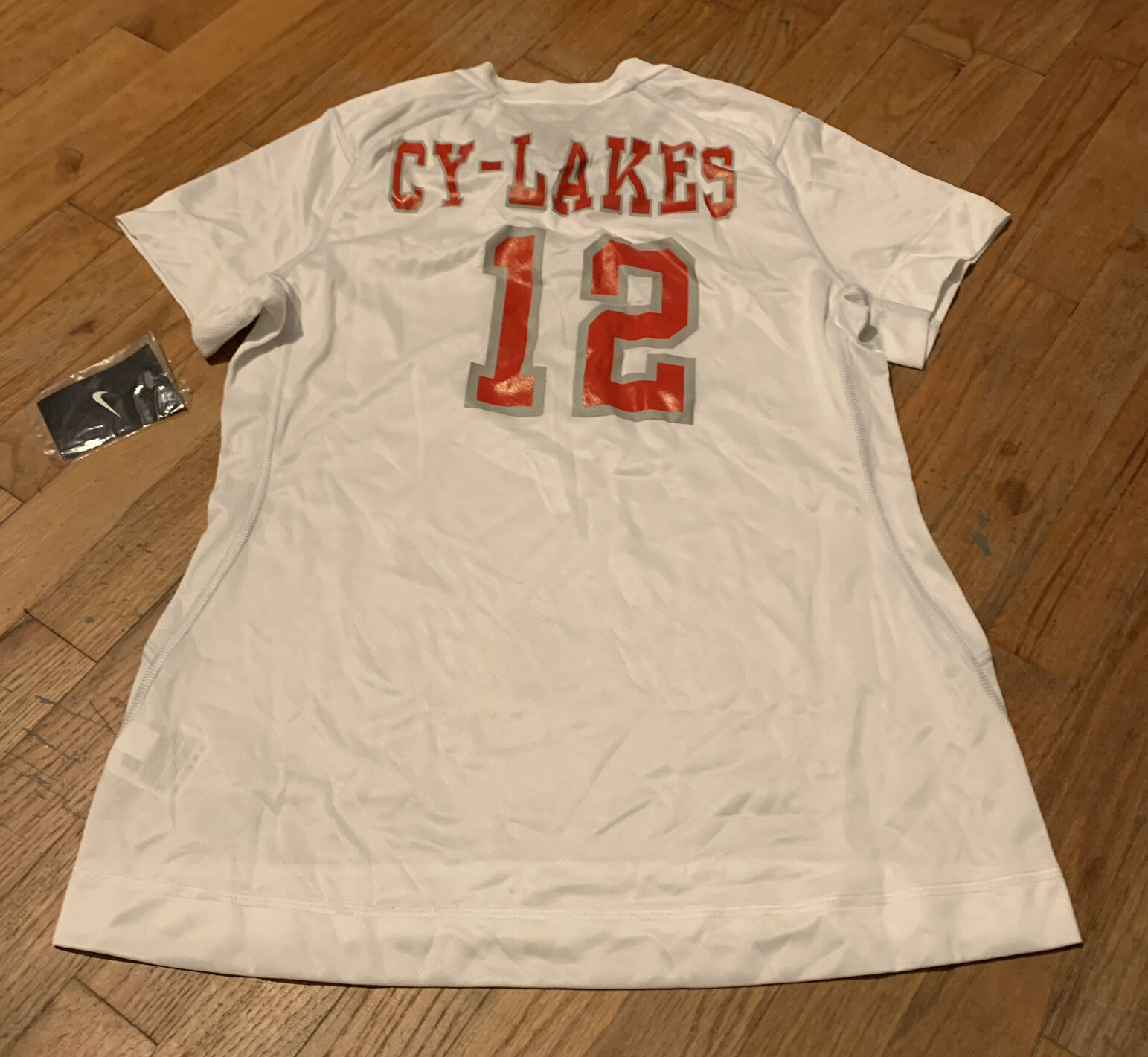 Nike Women’s Dri-Fit CY-LAKES SPARTANS Volleyball Jersey #12 Sz.M NEW 379179-100