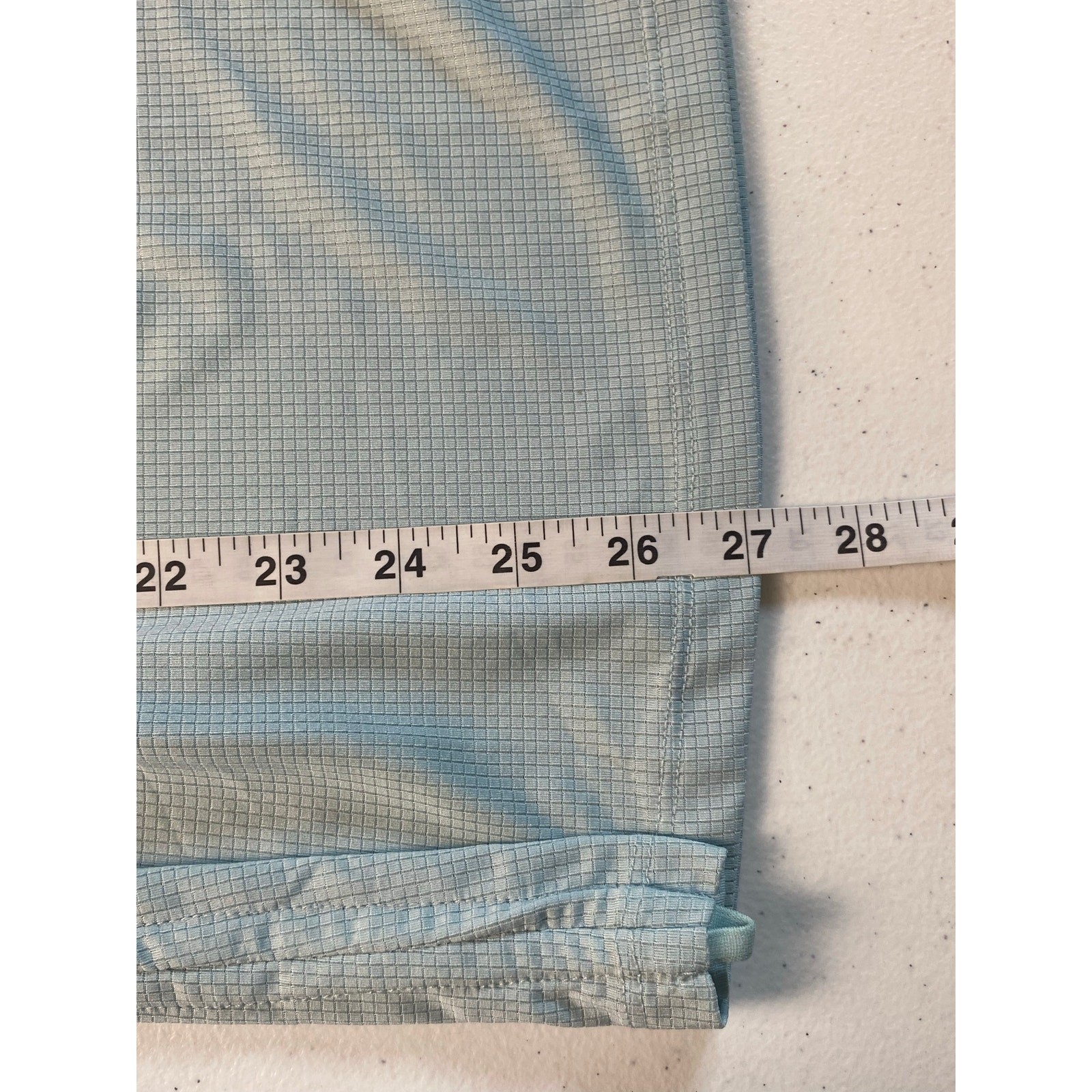 Fabletics Cashel Light Blue Cinch Mixed Mesh Long Sleeve Tee Size Medium NWT