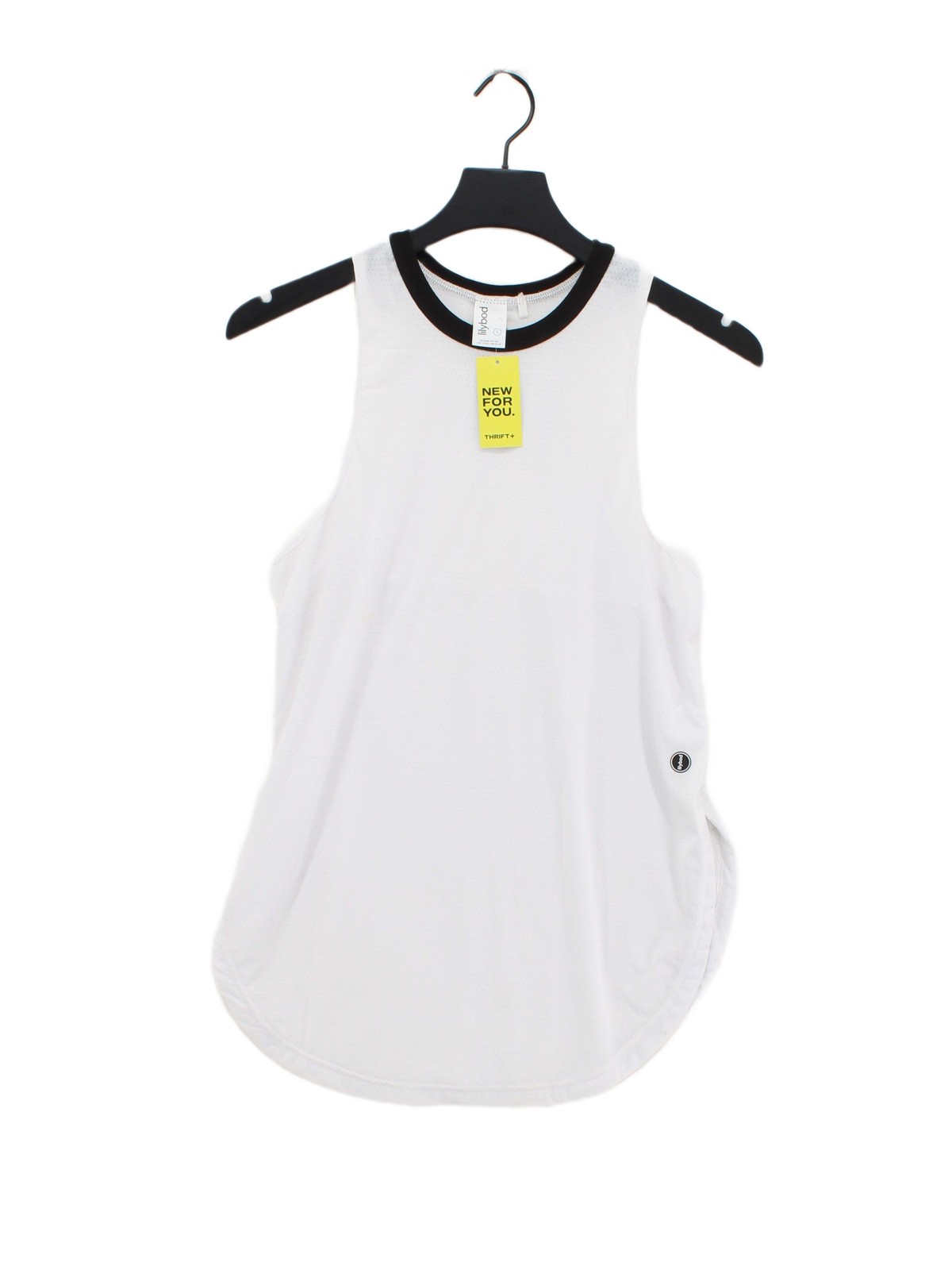 Lilybod Women’s T-Shirt S White Polyamide with Spandex Sleeveless Basic