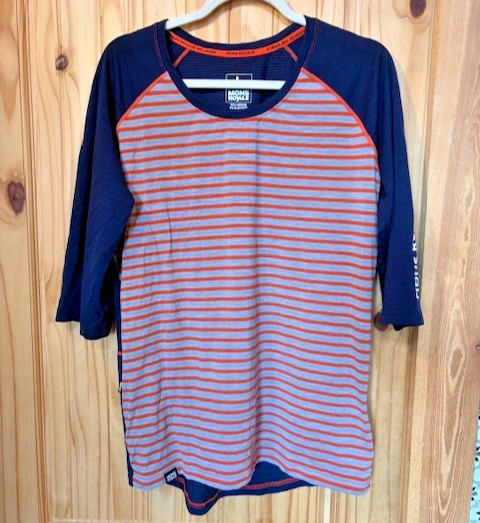 Size L Mons Royale Air-Con Merino 3/4 Sleeve Raglan Top Women’s