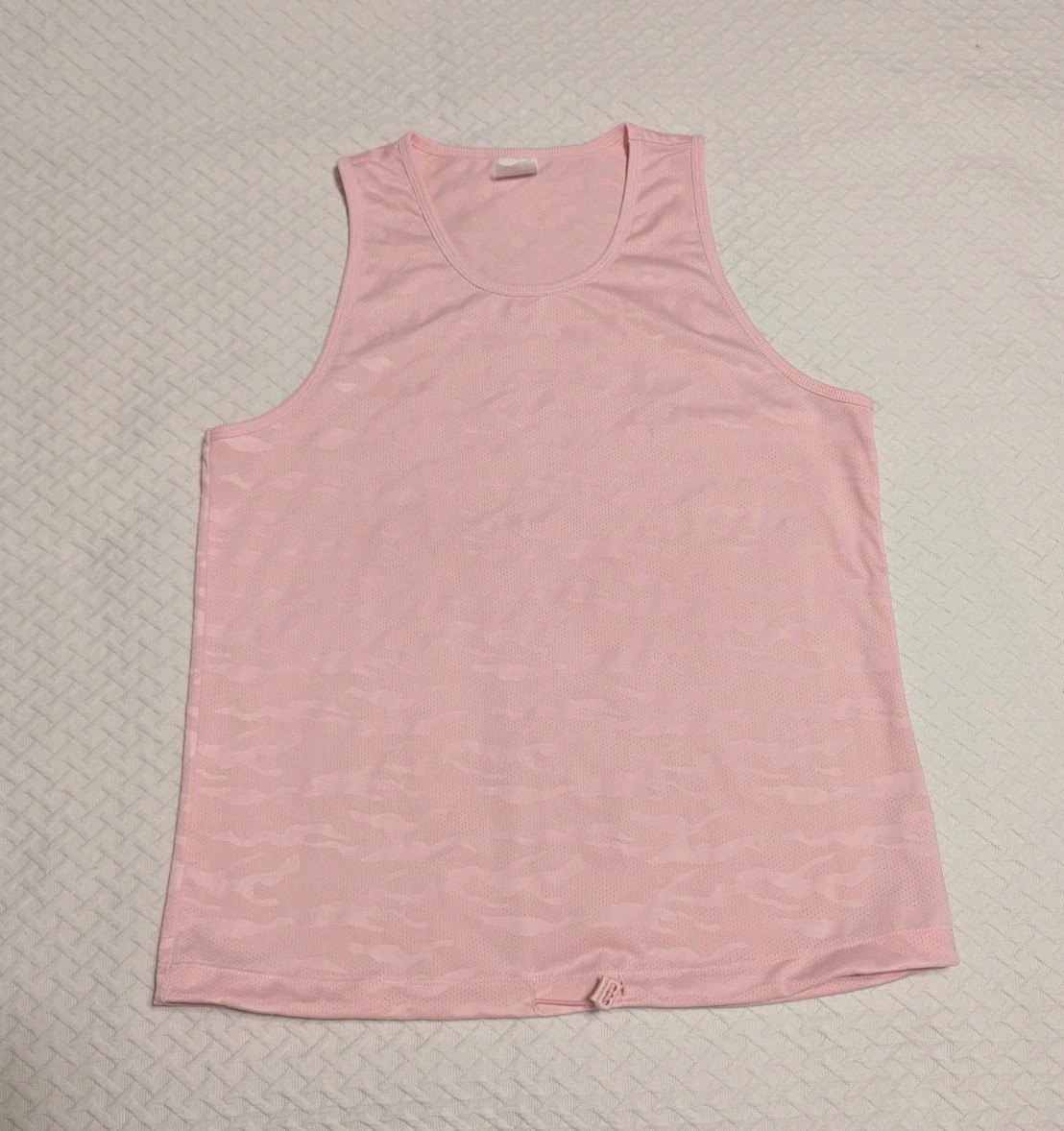 Avia Pink Sleeveless Tank Top Relaxed Fit Recycled Polyester Spandex Size Small