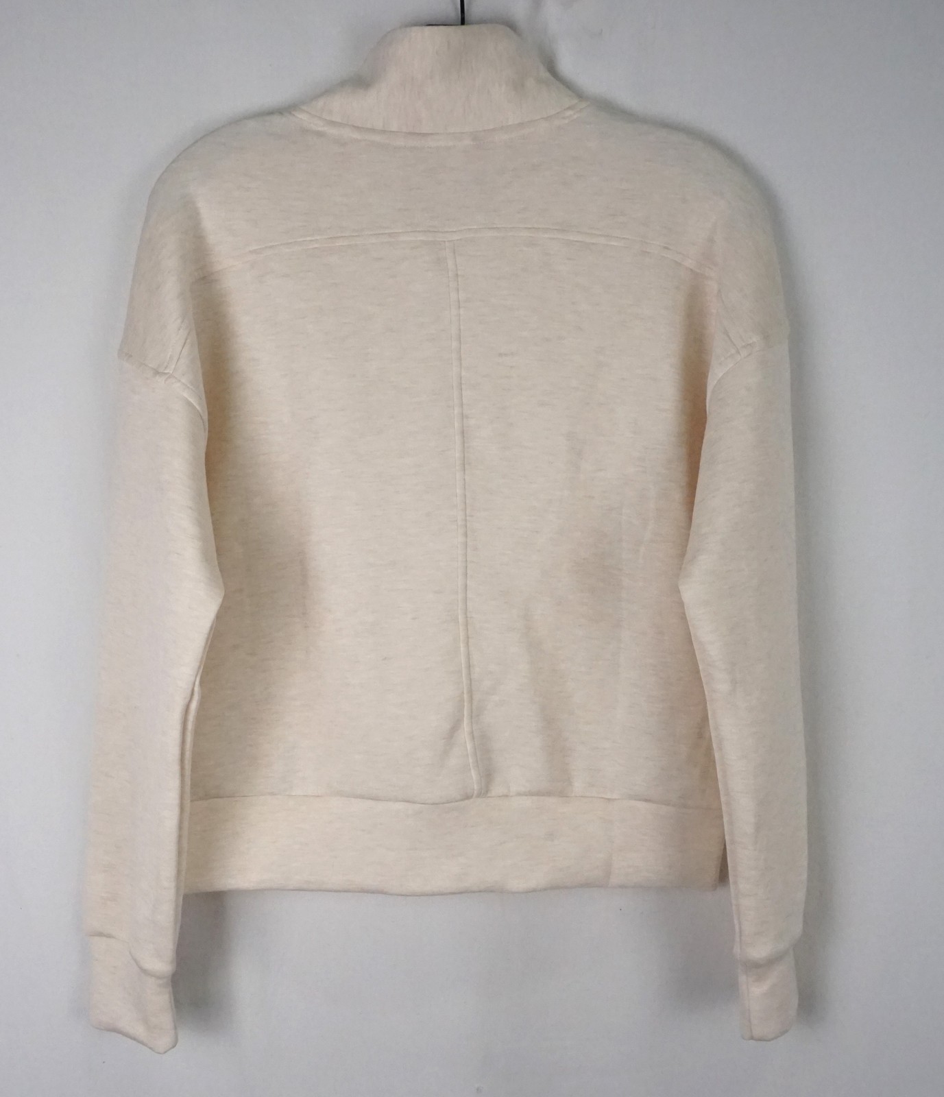 Spanx AirEssentials Half Zip Pullover & Straight leg Pants In Oatmeal – Size XS