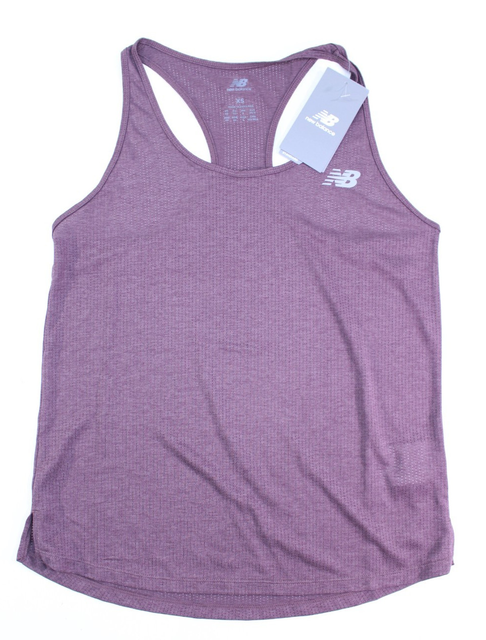 NWT New Balance Tank Top Solid Purple Mesh Ice X Breathable Running Standard XS