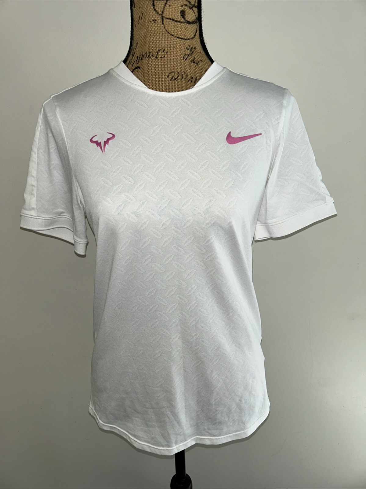 Nike Top Womens Sz S Rafael Nadal Bull Aeroreact Tshirt Tennis Activewear Tee