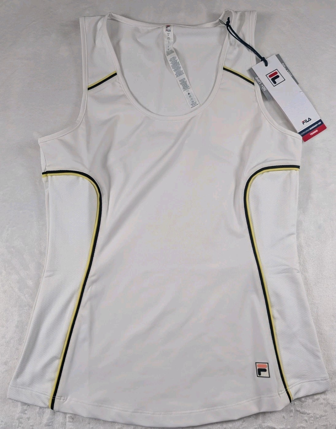 Fila Backspin Tank Top Women’s Size XS Full Coverage Sleeveless Tennis Shirt NWT