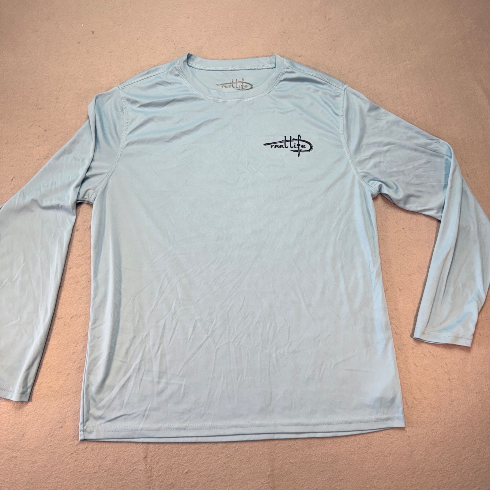 Reel Life “Raised on the Water” Long-Sleeve Fishing T-Shirt – Women’s Large