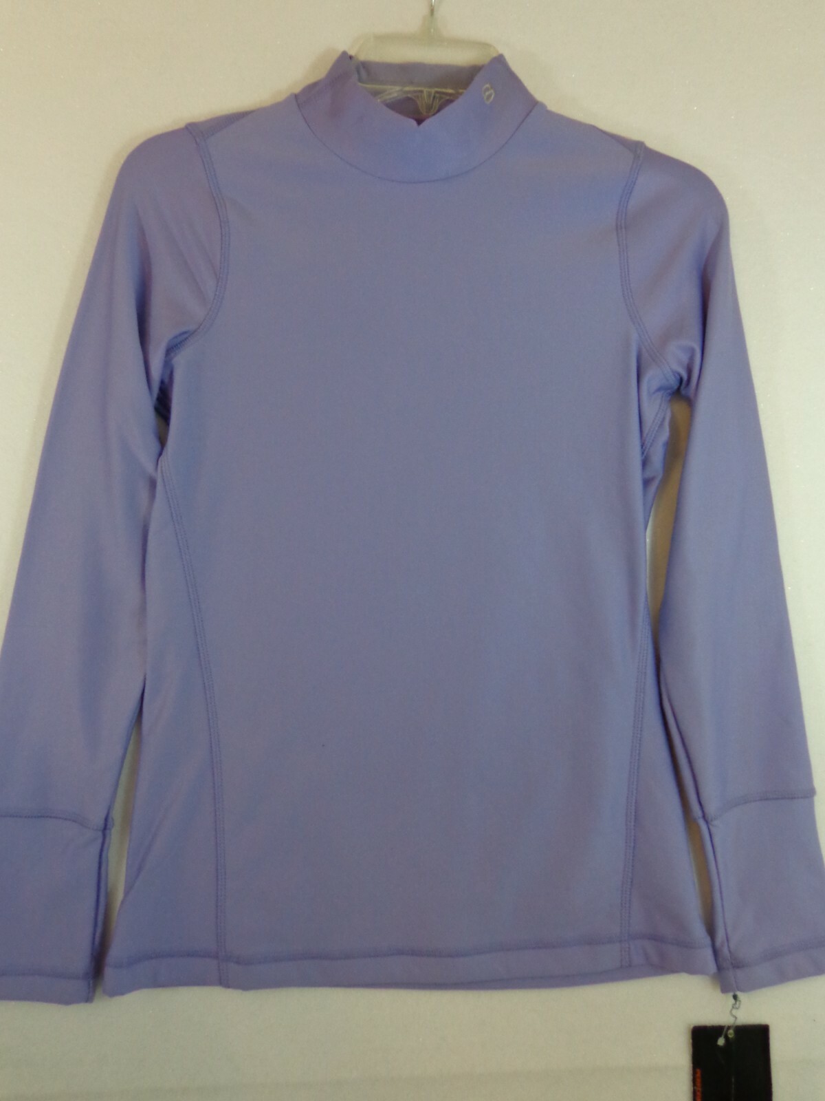 Layer 8 Shirt Women’s XS Purple Performance II Mock Neck Compression New Tags