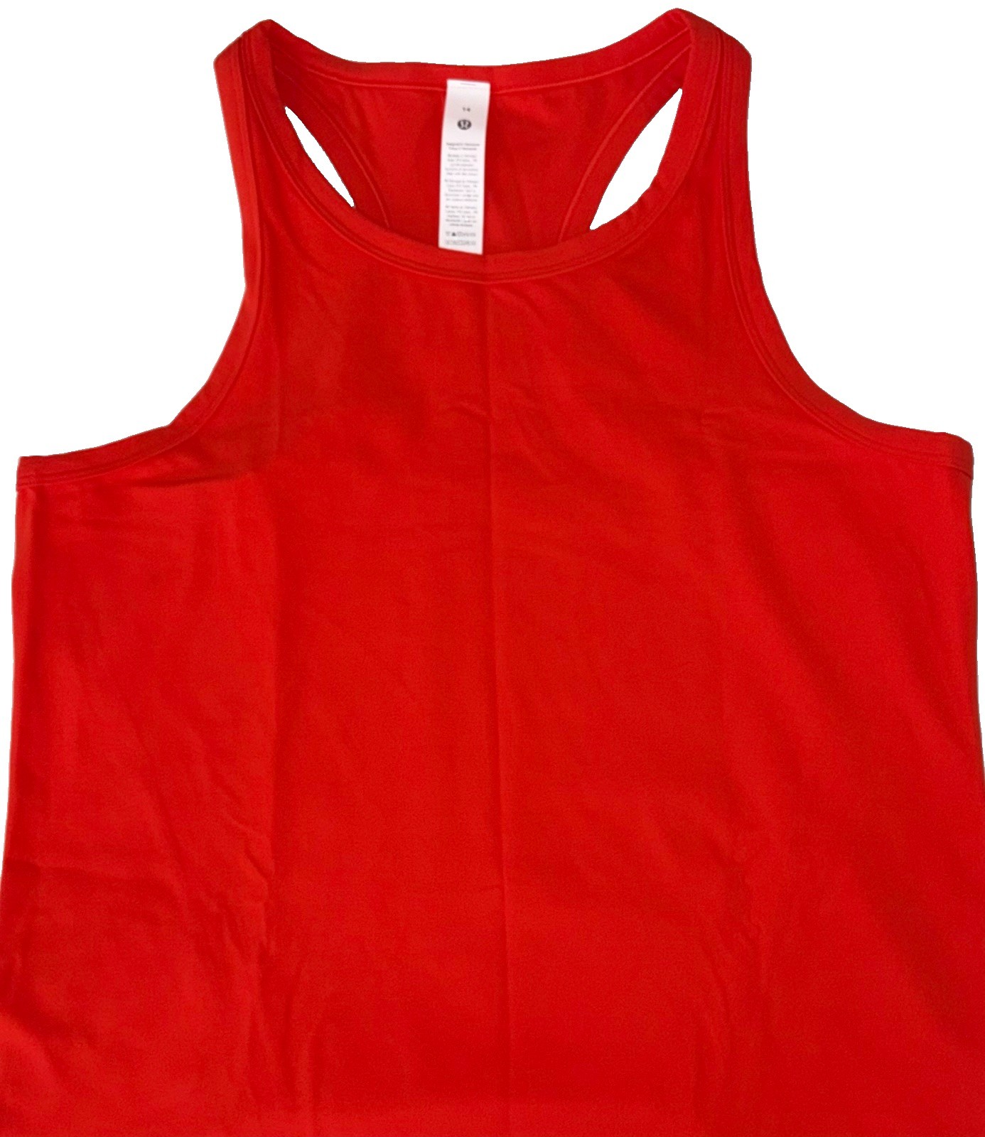 NWT🍒LULULEMON🍒SIZE 14🍒ALIGN WAIST LENGTH RACERBACK🍒AUTHENTIC🍒CHERRY EMBER