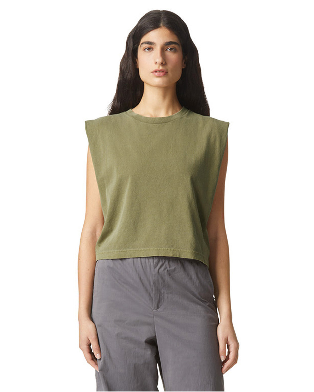 Pack Of 3 American Apparel 307GD Ladies Heavyweight Garment Dyed Muscle Tank