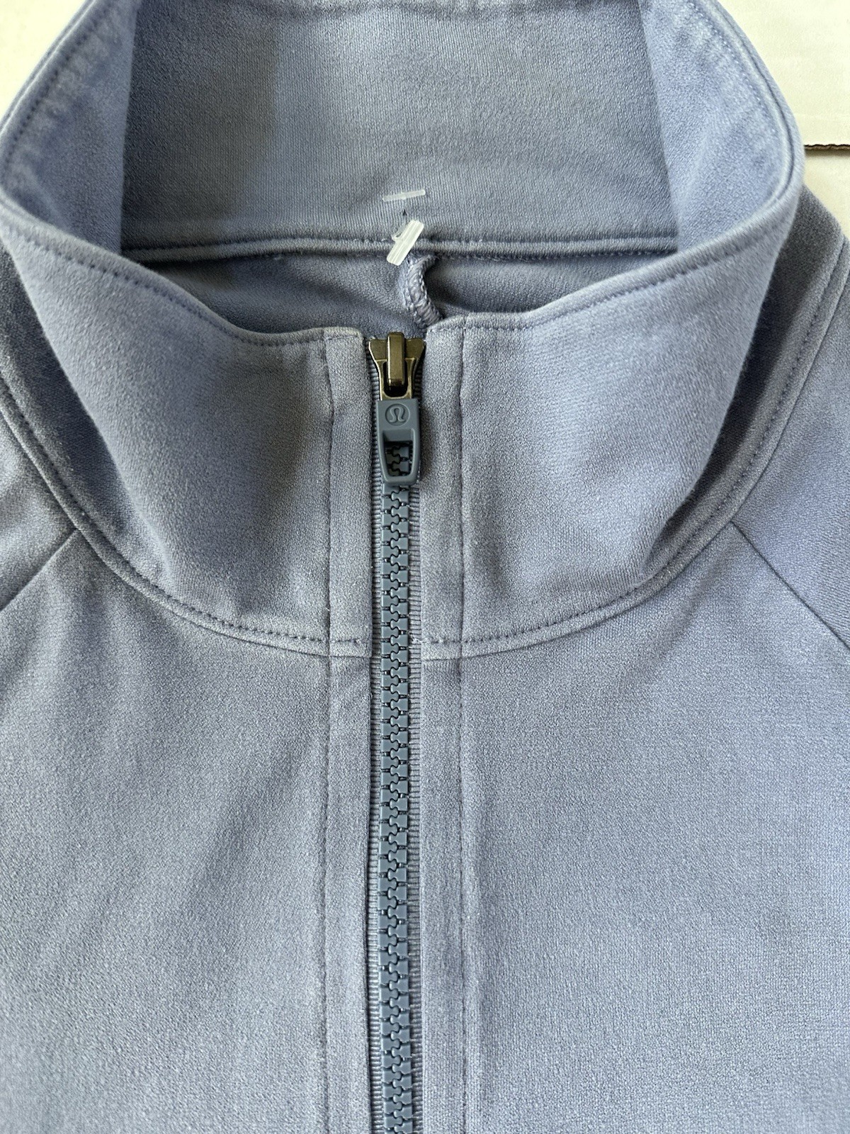 Lululemon Quarter Zip Pullover Long Sleeve Blue Size 44 X 26.5