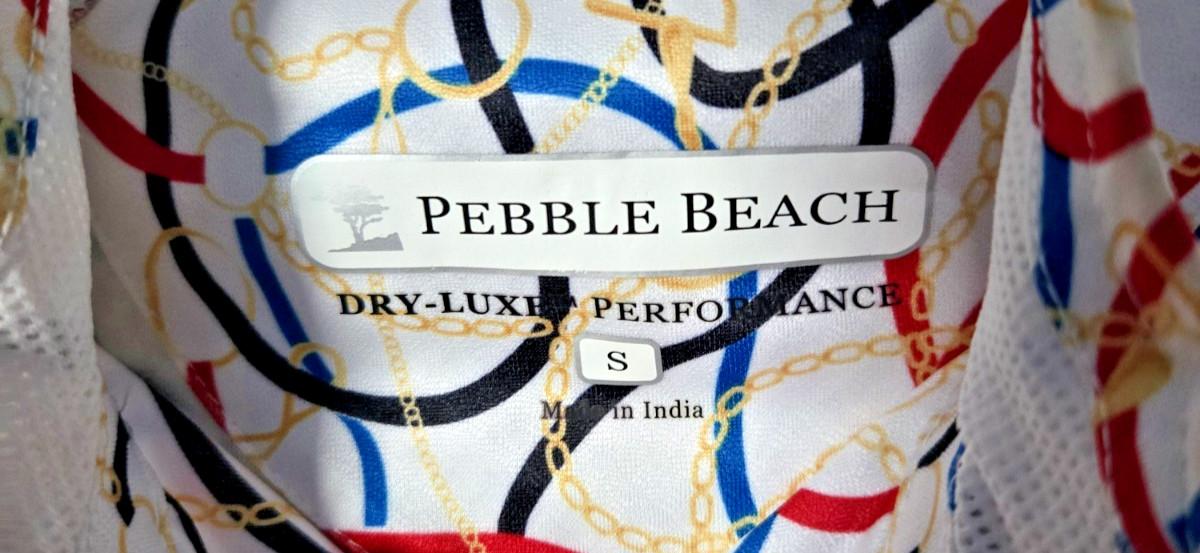NEW- PEBBLE BEACH – DRY LUXE PERFORMANCE -Golf-Half Zip-Pullover-L-MSRP $65 -NEW