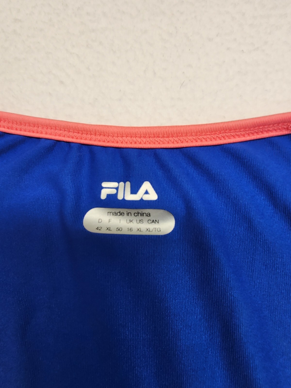 Fila Athletic Heritage Full Coverage Tank Top Multicolored Size XL