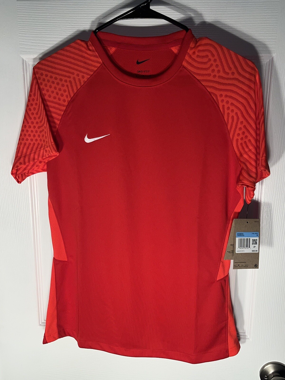 $50 Nike Dri-FIT Strike 2 Soccer Jersey Red Crimson CW3555-657 Woman’s Medium M