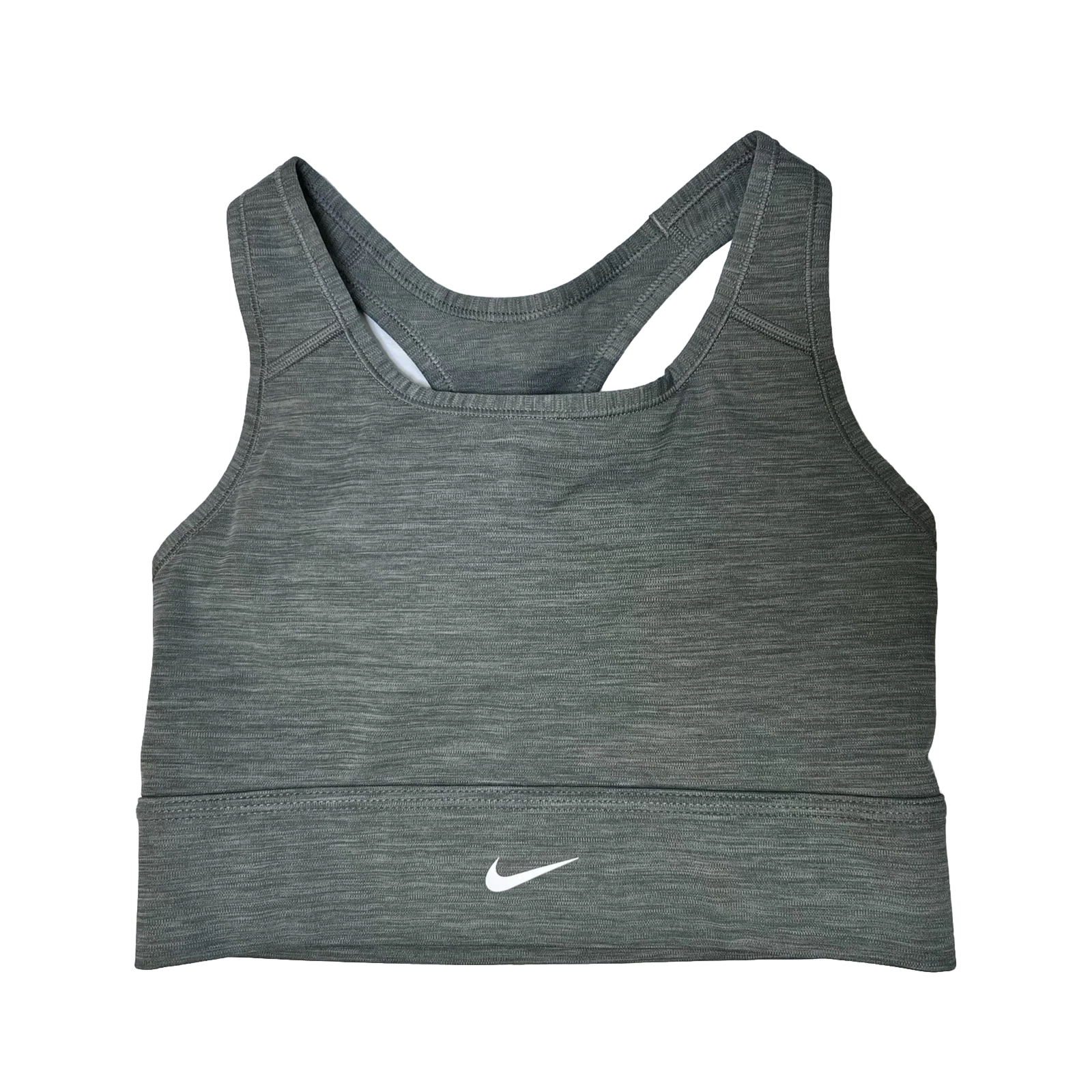 Nike Classic Swoosh Dri Fit Green Racerback Sports Bra Women’s Medium Active